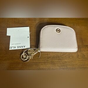 ANNE KLEIN NWT DUSTY PINK CARD HOLDER